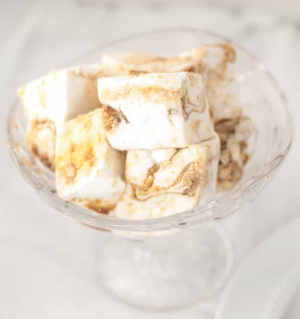 Incredible homemade dulce de leche marshmallows and cinnamon graham crackers combine to make the best s'mores you've ever eaten.