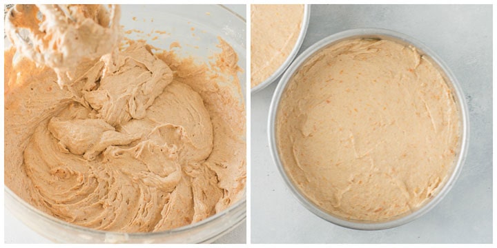 how to make sweet potato cake steps 3 and 4