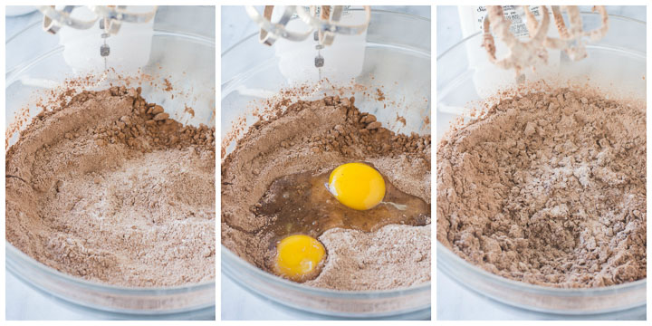 how to make easy chocolate cupcakes steps 1 through 3