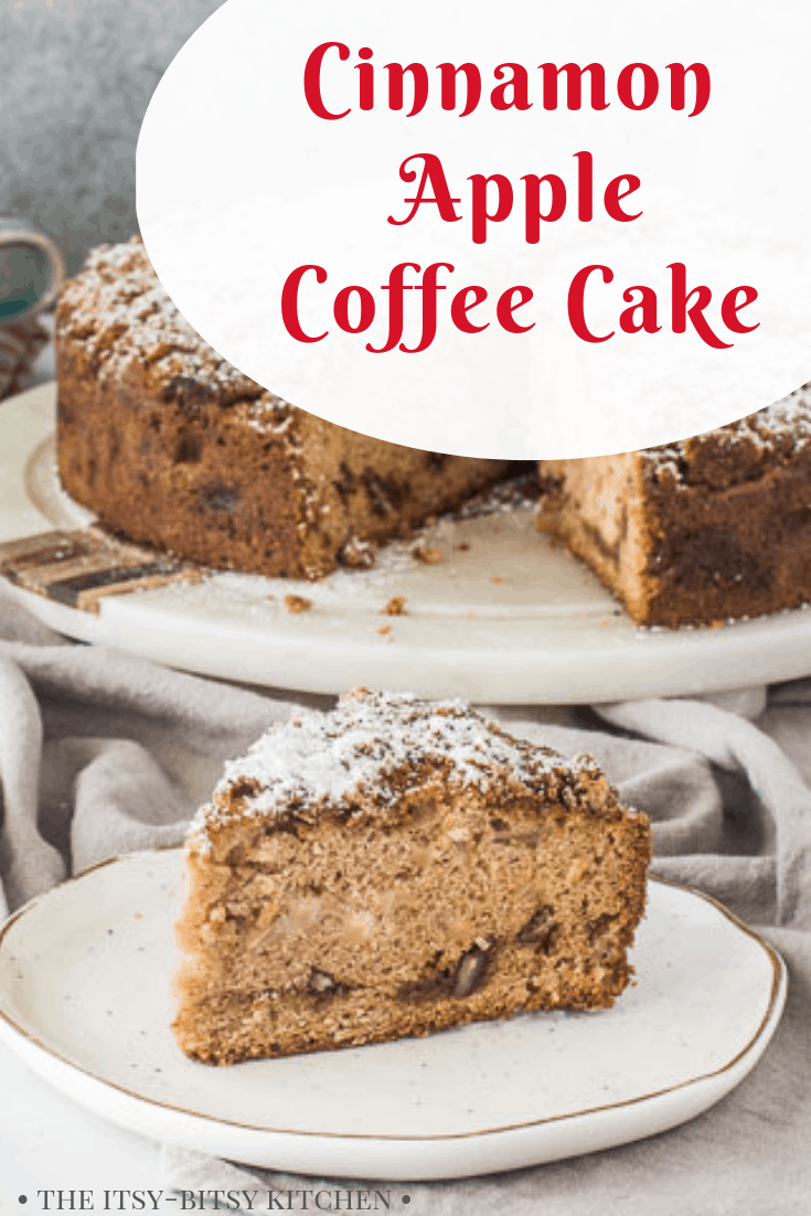 third pin image for cinnamon apple coffee cake with text overlay