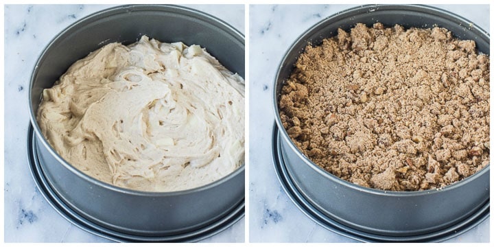 how to finish apple coffee cake step by step