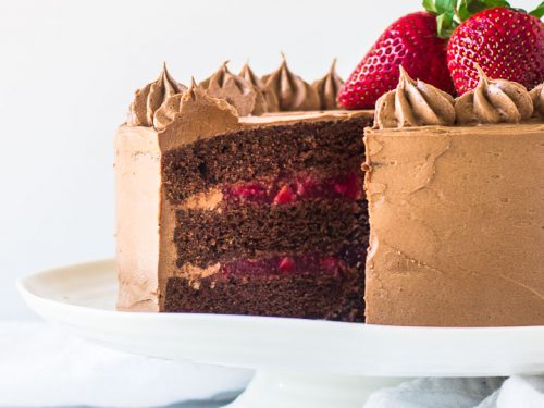Chocolate cake with tomato jam  Mutti Recipe