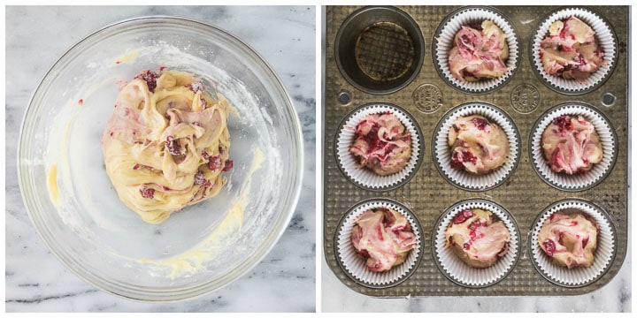 how to finish raspberry cupcakes
