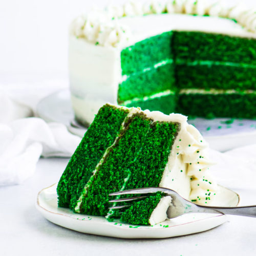 Green Velvet Cake The ItsyBitsy Kitchen
