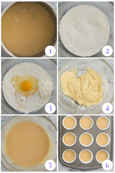 how to make peanut butter cupcakes