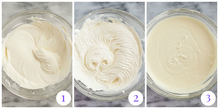 cheesecake filling step by step