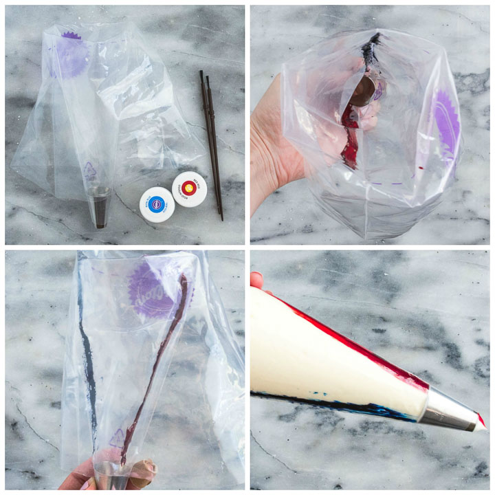 how to pipe swirled frosting onto cupcakes