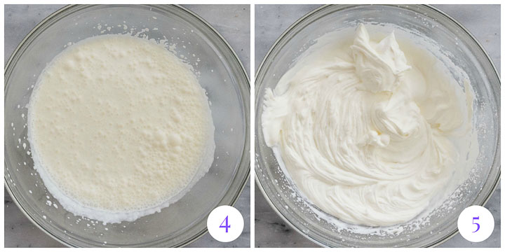how to make whipped cream topping step by step