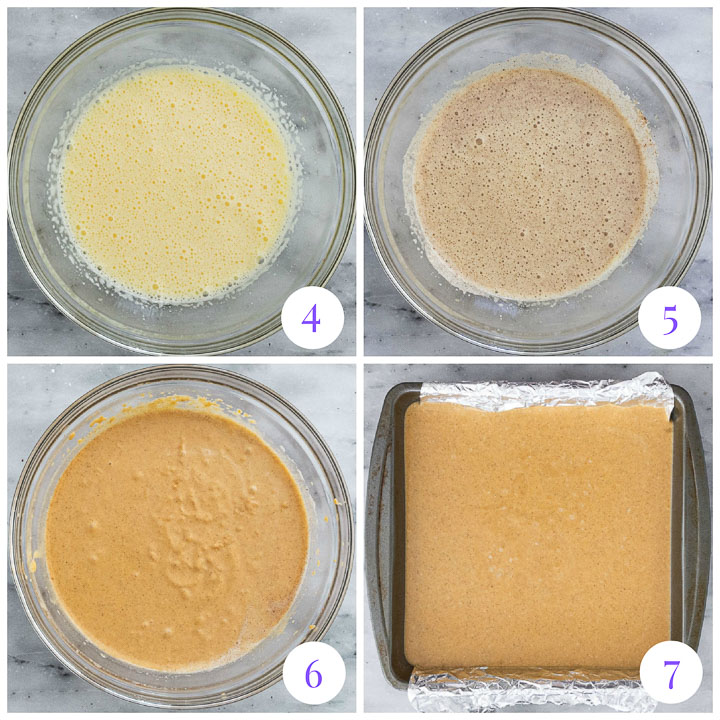 how to make pumpkin pie bars step by step