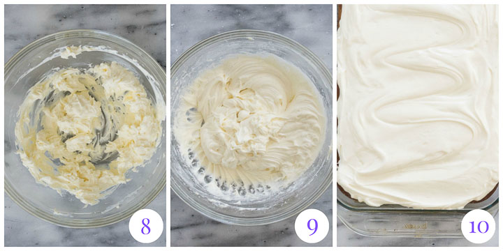 cream cheese frosting step by step