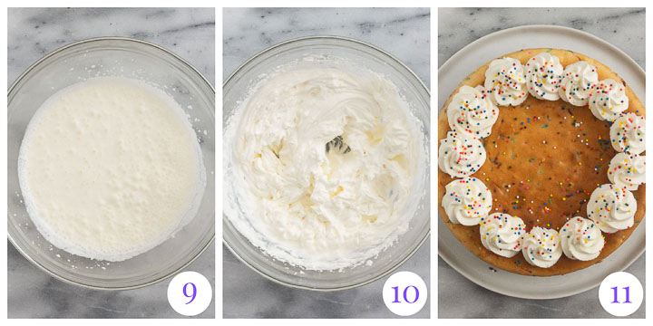 how to finish birthday cheesecake