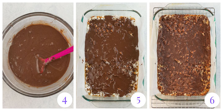 how to finish Nutella magic bars