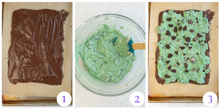 how to make peppermint Oreo bark step by step