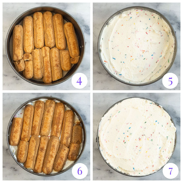 how to assemble birthday cake tiramisu