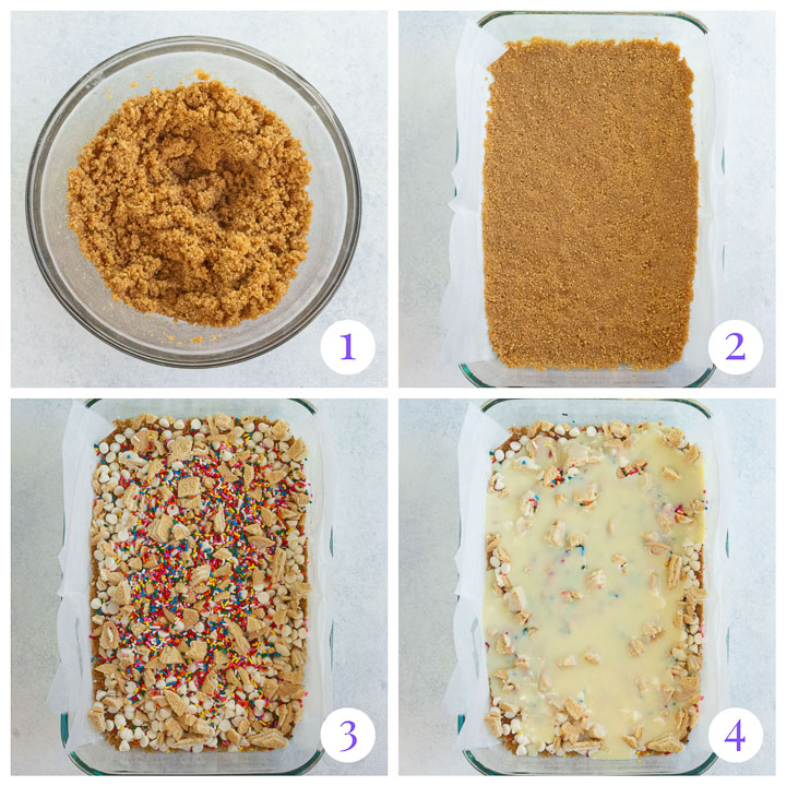 how to make birthday cake bars